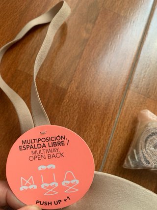 Sujetador Gisela 100B Nude Multiposición Push Up