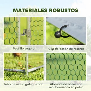 Gallinero Exterior 2.8x1.7x1.9m