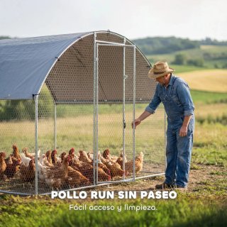 Gallinero Exterior 2.8x1.7x1.9m