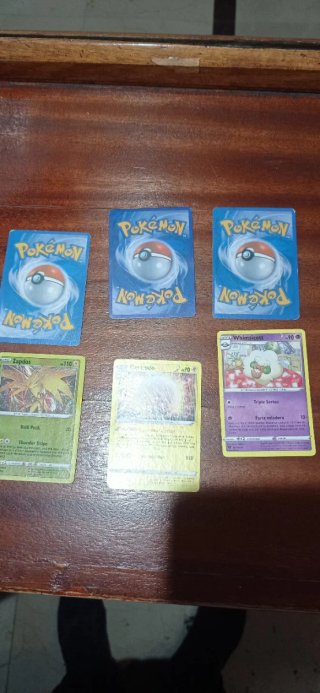 Cromos Pokémon Zapdos, Electrodo, Whimsicott
