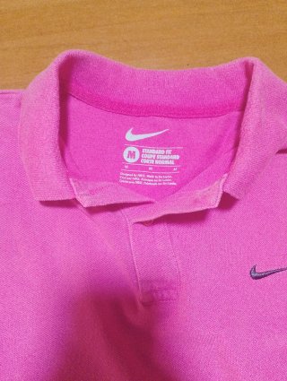 Camiseta Polo Nike Rosa