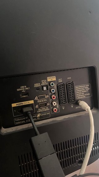 Televisión LG Negra
