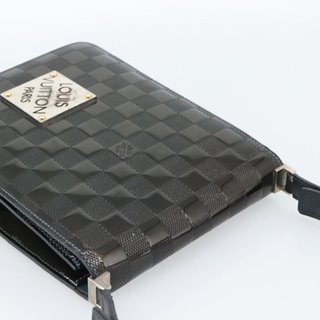 LOUIS VUITTON Damier Vernis Club Bag Green Petrol