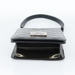 LOUIS VUITTON Damier Vernis Club Bag Green Petrol