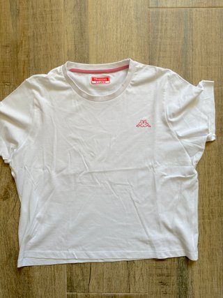Pijama Kappa Mujer 2 Piezas Talla XL Blanco Rosa