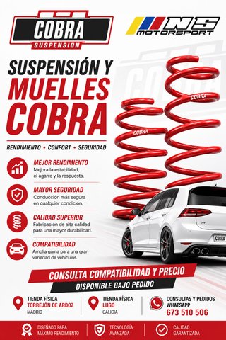 Suspensión y Muelles Cobra