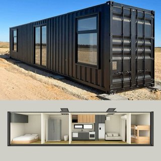 Contenedor modificado con ventanas