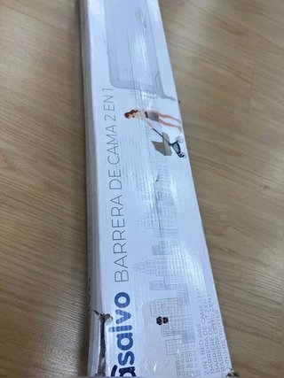 Asalvo Barrera de Cama 2 en 1 de 150 cm para Niño