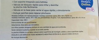Piscina hinchable Crivit para jardín