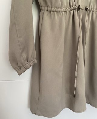 Vestido Zara XS Oversize Fluido Camisero Mujer