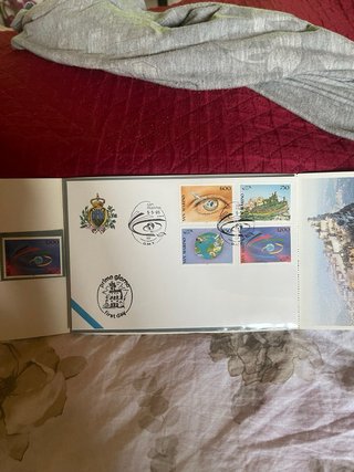 Cartellina filatelica Rep. San Marino 1995