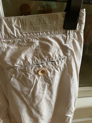Pantaloni Fred Mello Beige/Multicolor