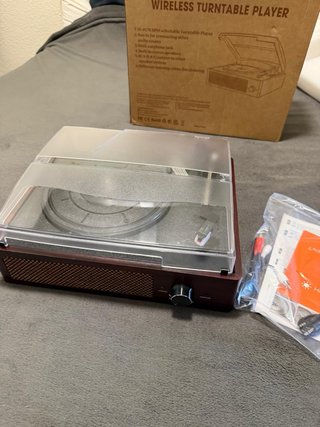 Giradischi Bluetooth Vintage Portatile a 3 Velocità