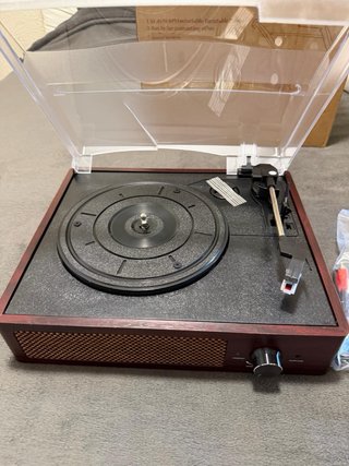 Giradischi Bluetooth Vintage Portatile a 3 Velocità