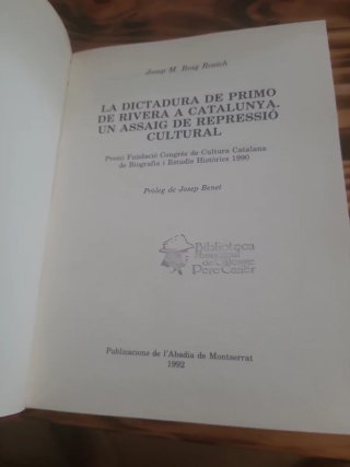 La dictadura de primo de rivera a Catalunya
