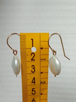 Pendientes Perlas Barrocas agua dulce