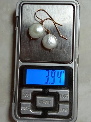 Pendientes Perlas Barrocas agua dulce
