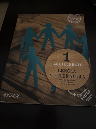 Libro Lengua y Literatura 1 Bachillerato.