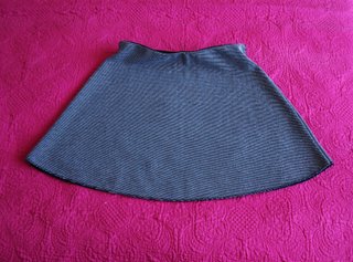 Falda Mini Zara Circular Talla S Azul Marino