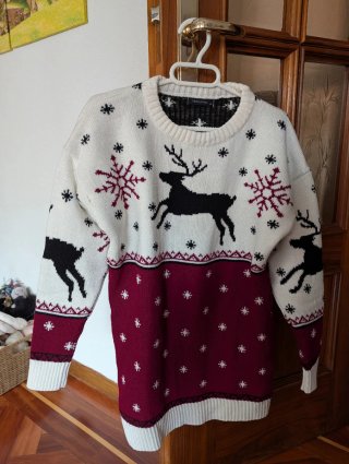 Jersey Trendyol Renos y Copos de Nieve