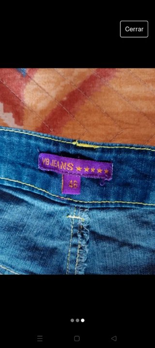 Pantalón vaquero mujer azul