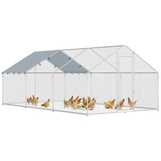 Gallinero Exterior Grande Acero Galvanizado