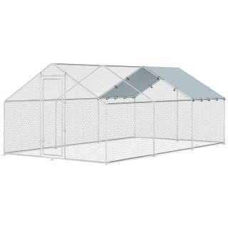 Gallinero Exterior Grande Acero Galvanizado