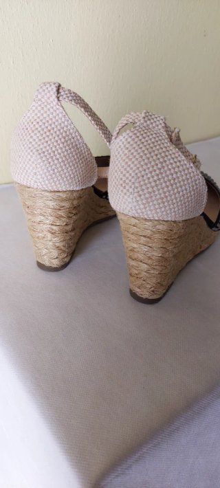 Espadrillas Nere  Zeppa Tg 40