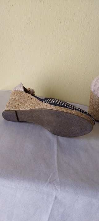 Espadrillas Nere  Zeppa Tg 40