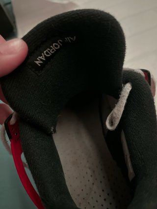 Jordan Retro 4 Red Cement Talla 39