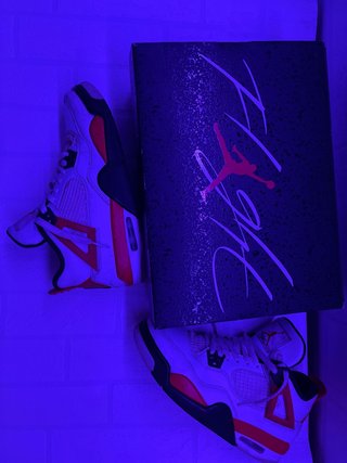 Jordan Retro 4 Red Cement Talla 39