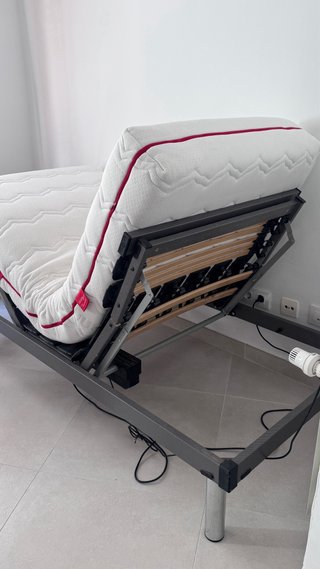 Cama articulada HUKLA 90x190 + colchón
