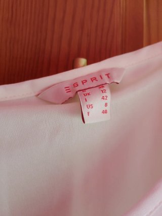 Vestido crema bordado talla  38