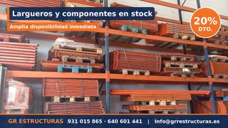 Largueros de Acero para Estanterías Industriales