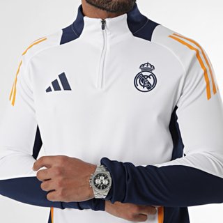 Sudadera Blanca Oficial Real Madrid Adidas OFERTA