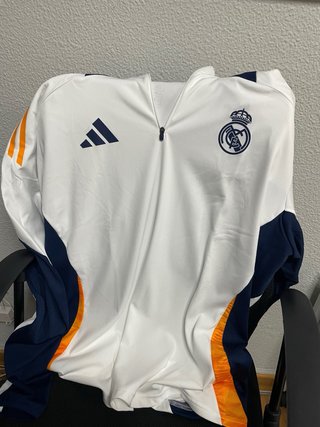 Sudadera Blanca Oficial Real Madrid Adidas OFERTA