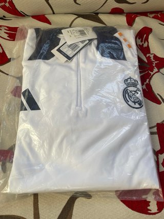 Sudadera Blanca Oficial Real Madrid Adidas OFERTA