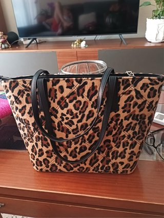 Bolso estampado leopardo