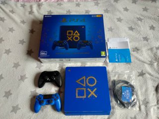 PS4 Slim edición Days Of Play Azul/Dorado