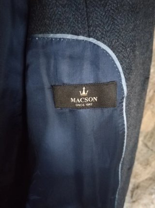 Americana azul naval para hombre