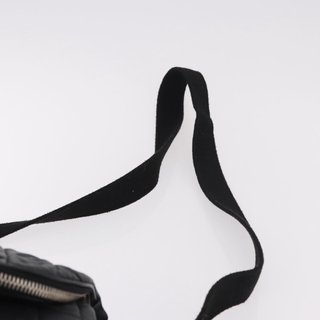 CHANEL Matelasse Shoulder Bag Coated Canvas Black