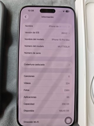 iPhone 15 Pro Max 256GB Space Gray