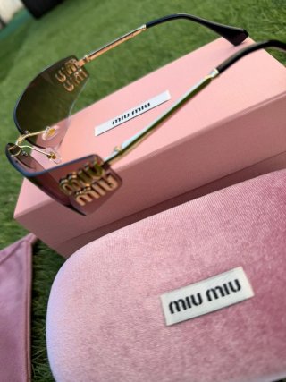 Occhiali Miu Miu Donna Brown Gold