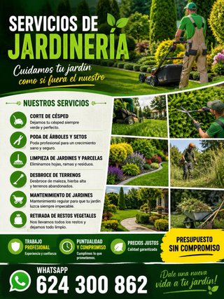 Trabajo jardinerías