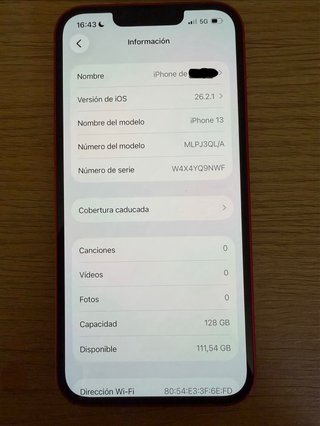 iPhone 13 Rosso