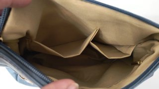 Bolso bandolera mujer azul
