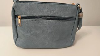 Bolso bandolera mujer azul