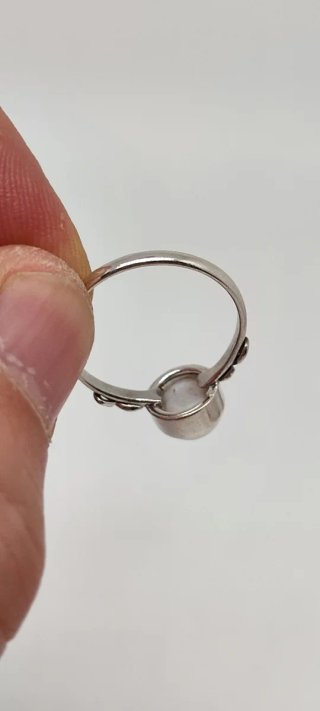 Anillo de Plata y Perla Cultivada.