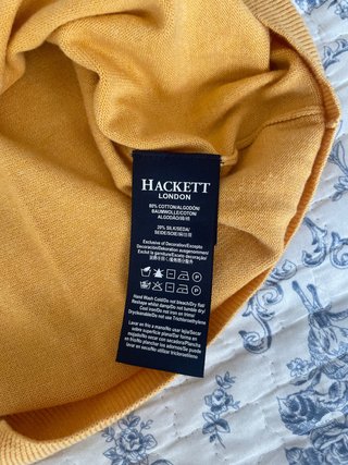 Jersey Hackett Amarillo Verano Talla M