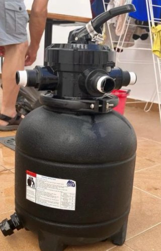 Conjunto depurador piscina, bomba y filtro de aren